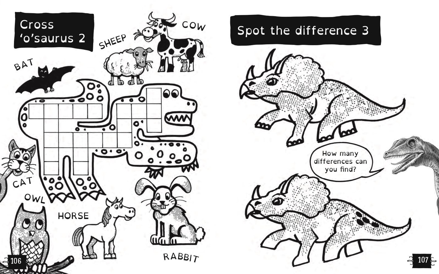 Boredom-Buster Puzzle Activity Book of Dinosaurs
