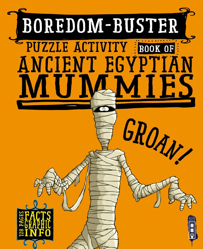 Boredom-Buster Puzzle Activity Book of Ancient Egyptian Mummies