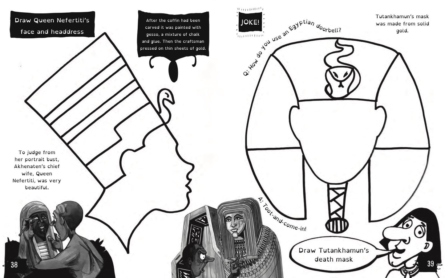 Boredom-Buster Puzzle Activity Book of Ancient Egyptian Mummies