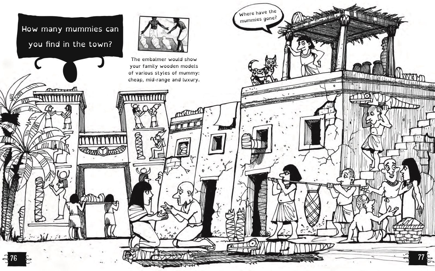 Boredom-Buster Puzzle Activity Book of Ancient Egyptian Mummies