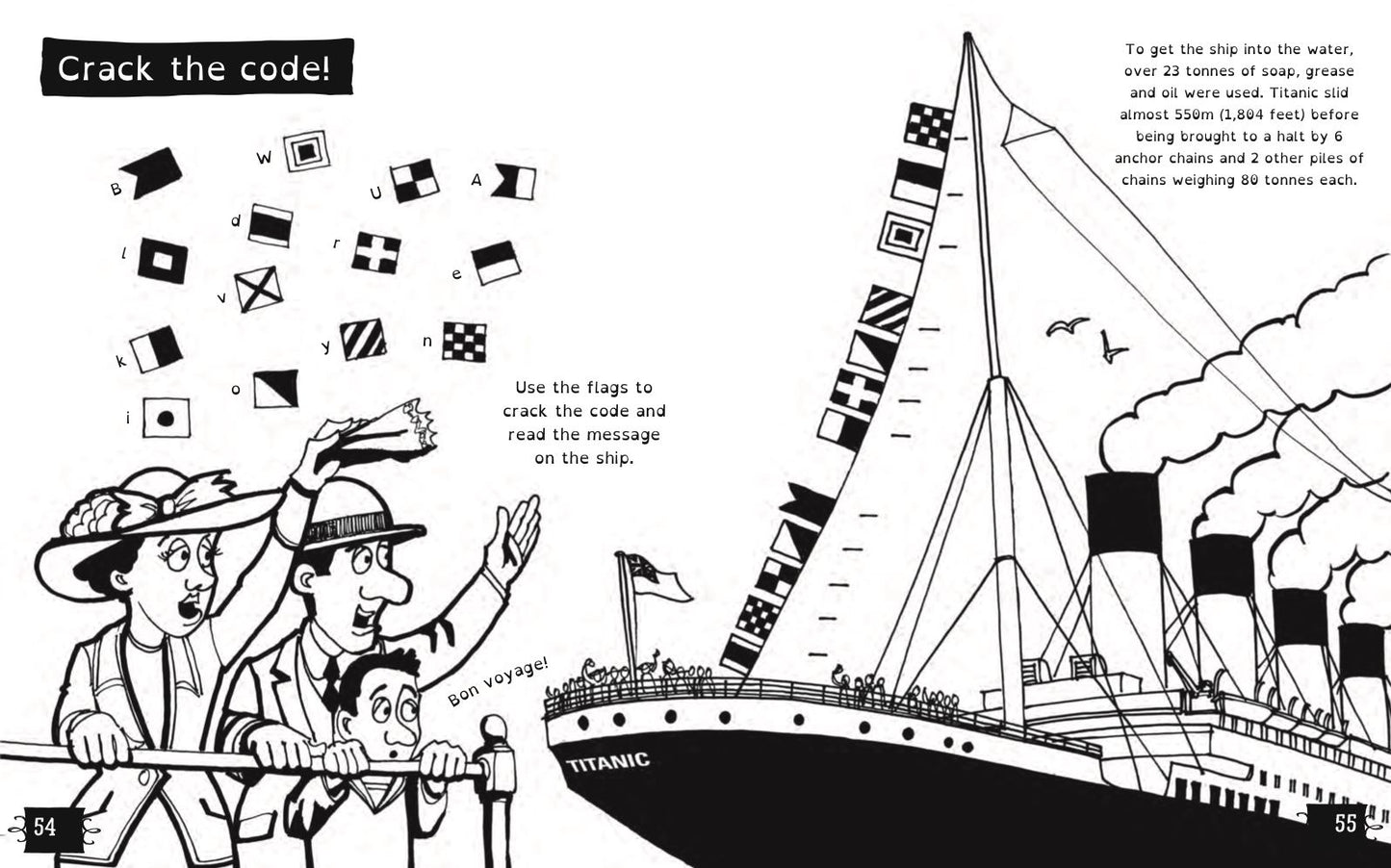 Boredom-Buster Puzzle Activity Book of the Unsinkable Titanic
