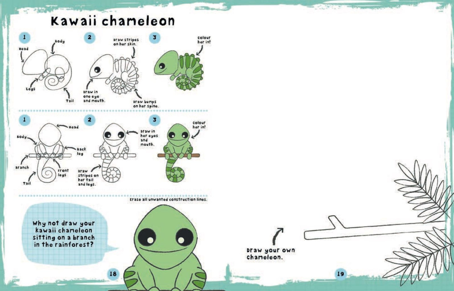 Cute Animals : Step-by-step