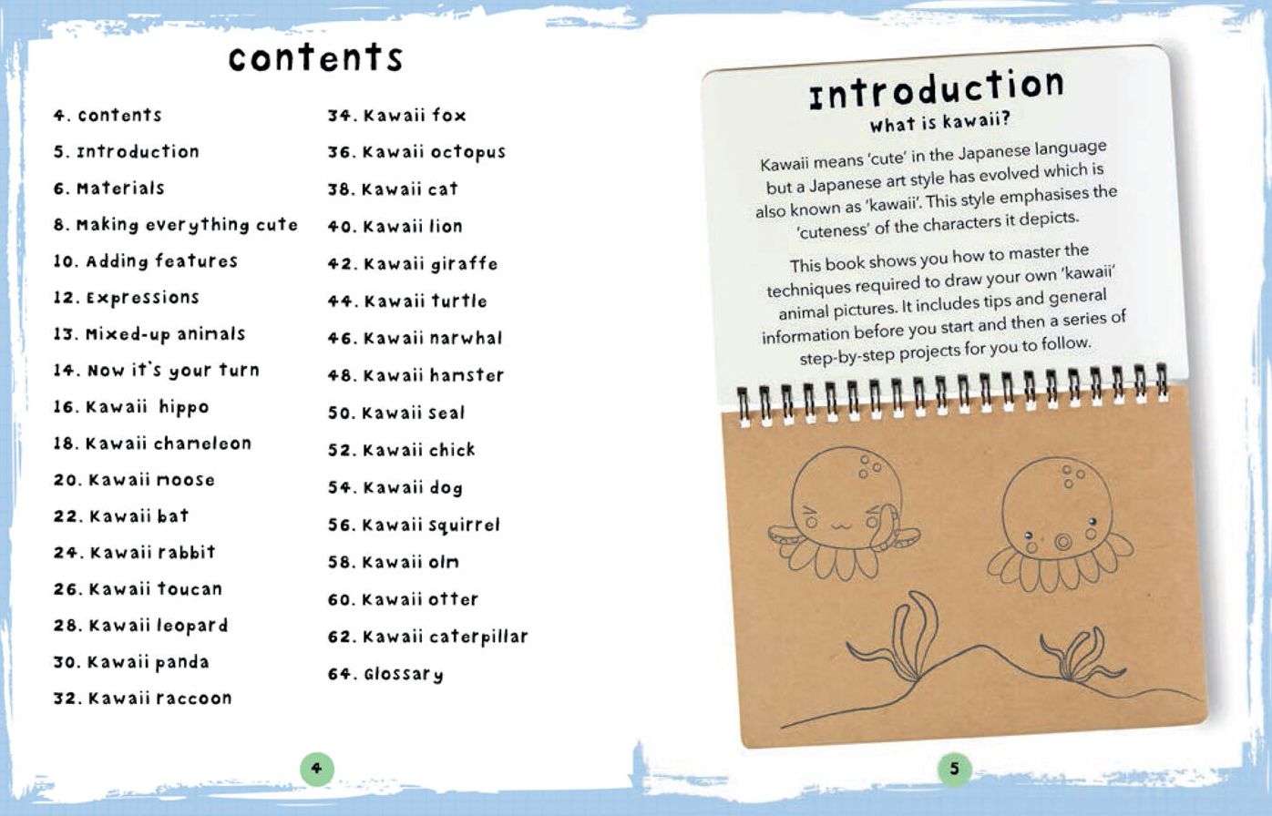 Cute Animals : Step-by-step