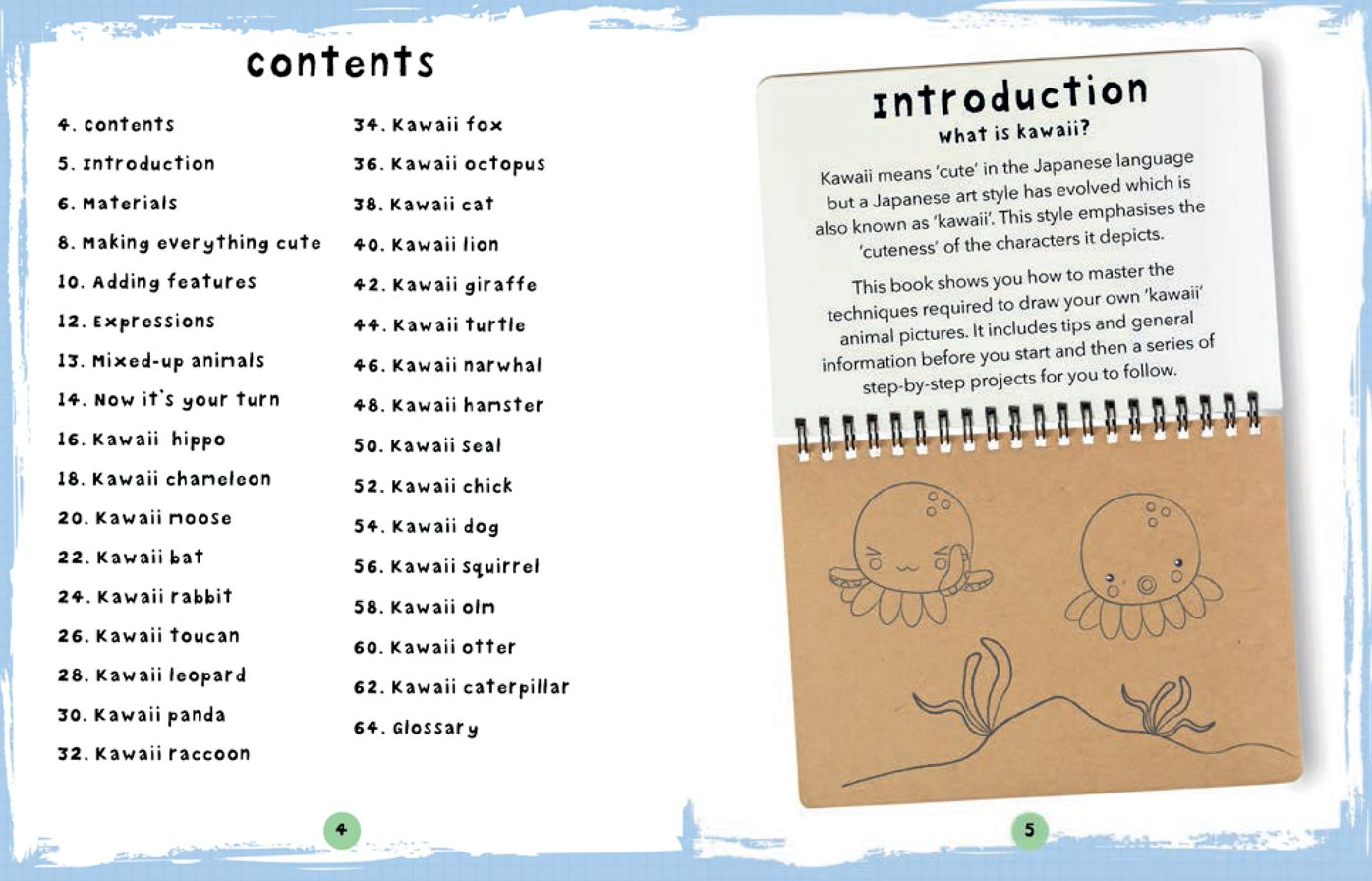 Cute Animals : Step-by-step