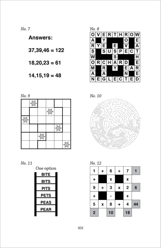 Big Book of Brain Games: a bumper mixed puzzle book for adults containing 300 puzzles