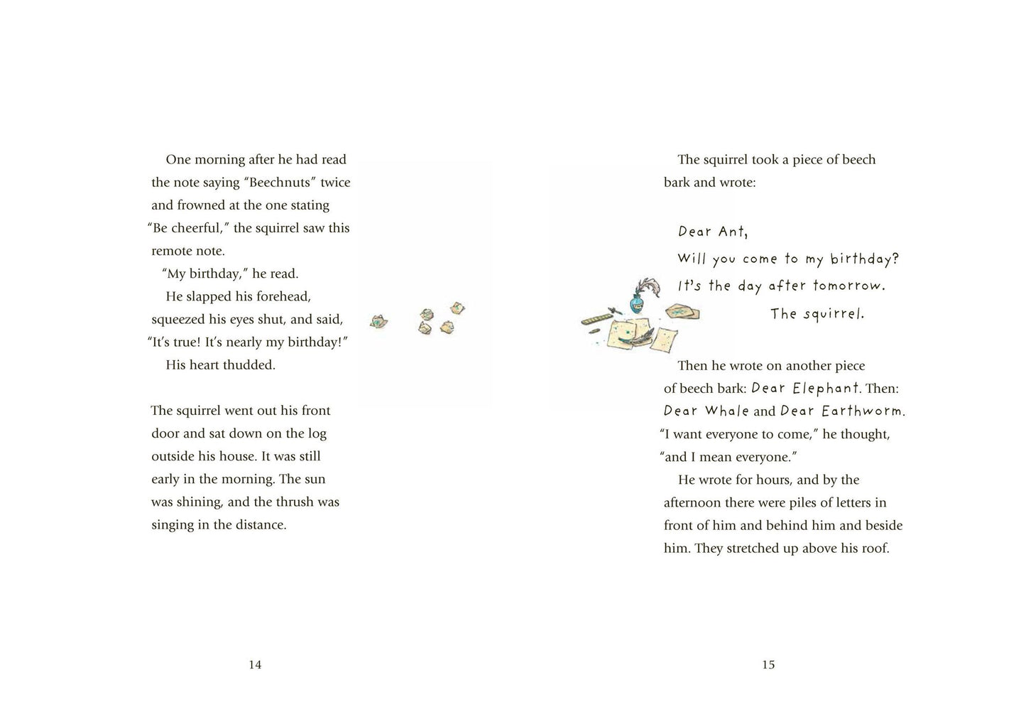 The Squirrel's Birthday and Other Parties