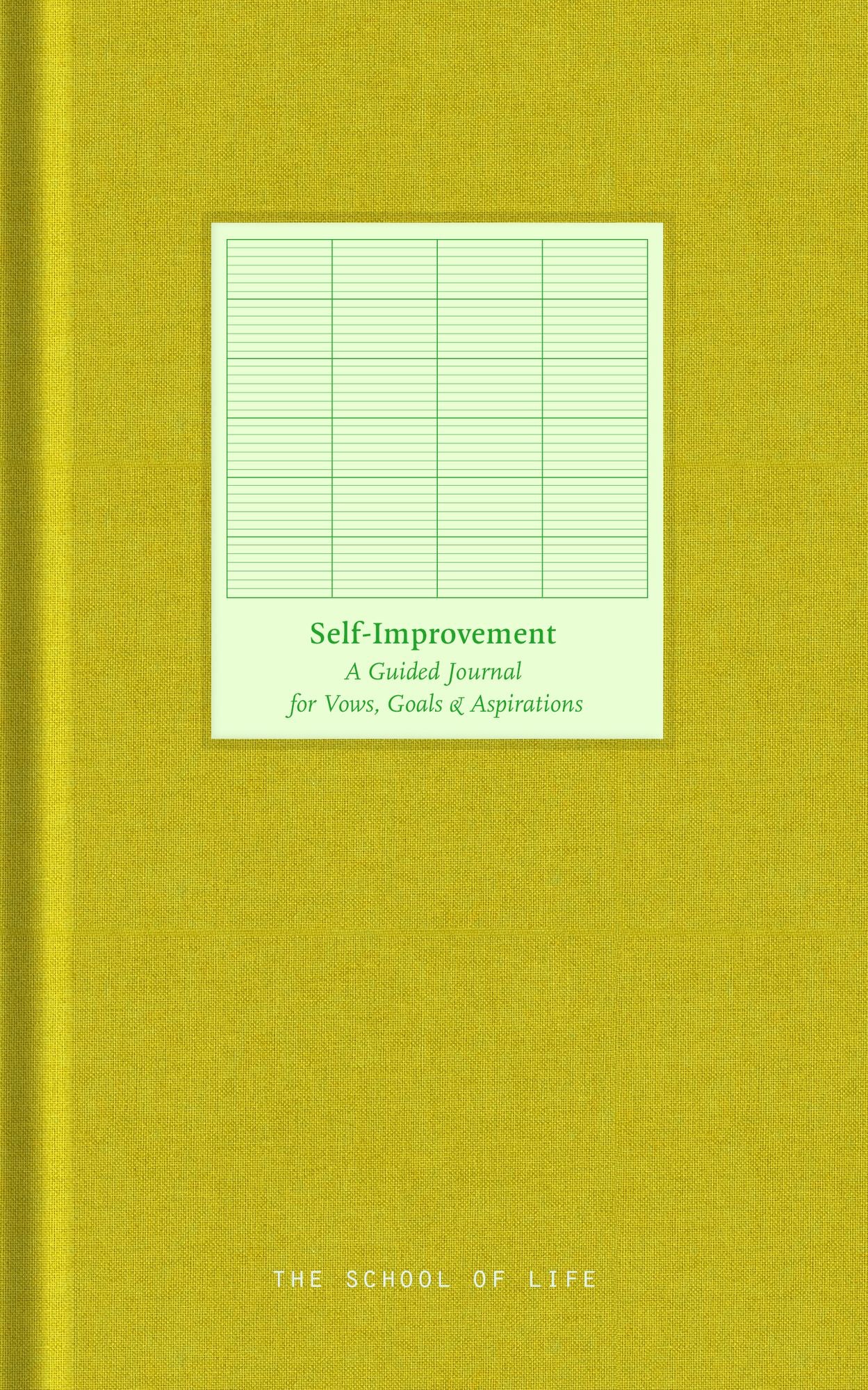 Self-Improvement Journal: A guided journal for vows, goals and aspirations