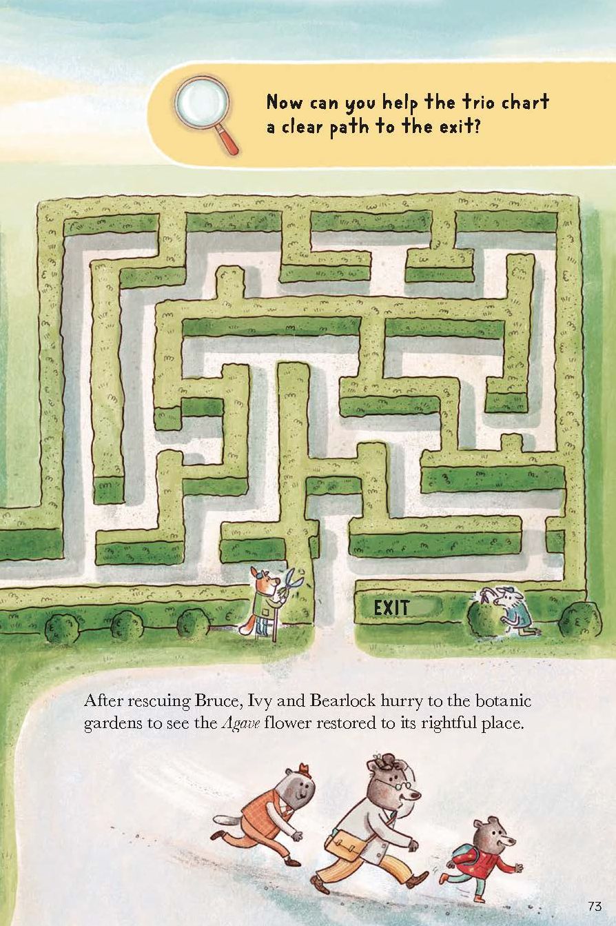 Ivy and Bearlock Holmes: The Case of the Missing Flower: 15 Puzzle Mysteries for Junior Sleuths to Solve
