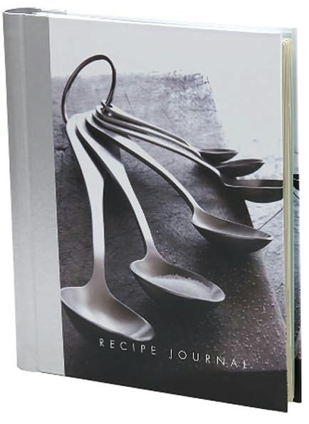 Large Recipe Journal: Measuring Spoons