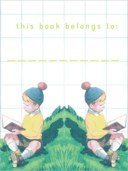 Bookplates - Retro Boys Reading