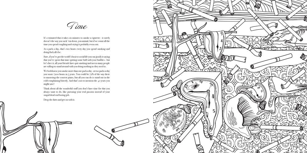 The Quit Smoking Colouring Book