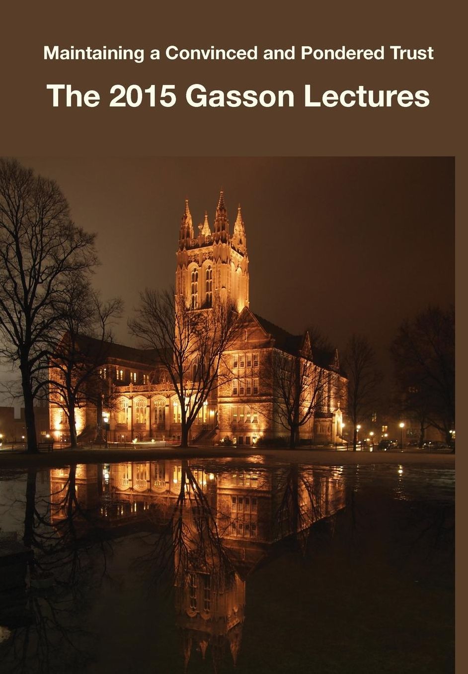 The 2015 Gasson Lectures
