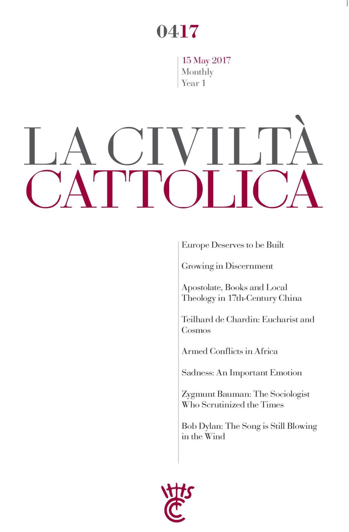 LA CIVILTA CATTOLICA 0417