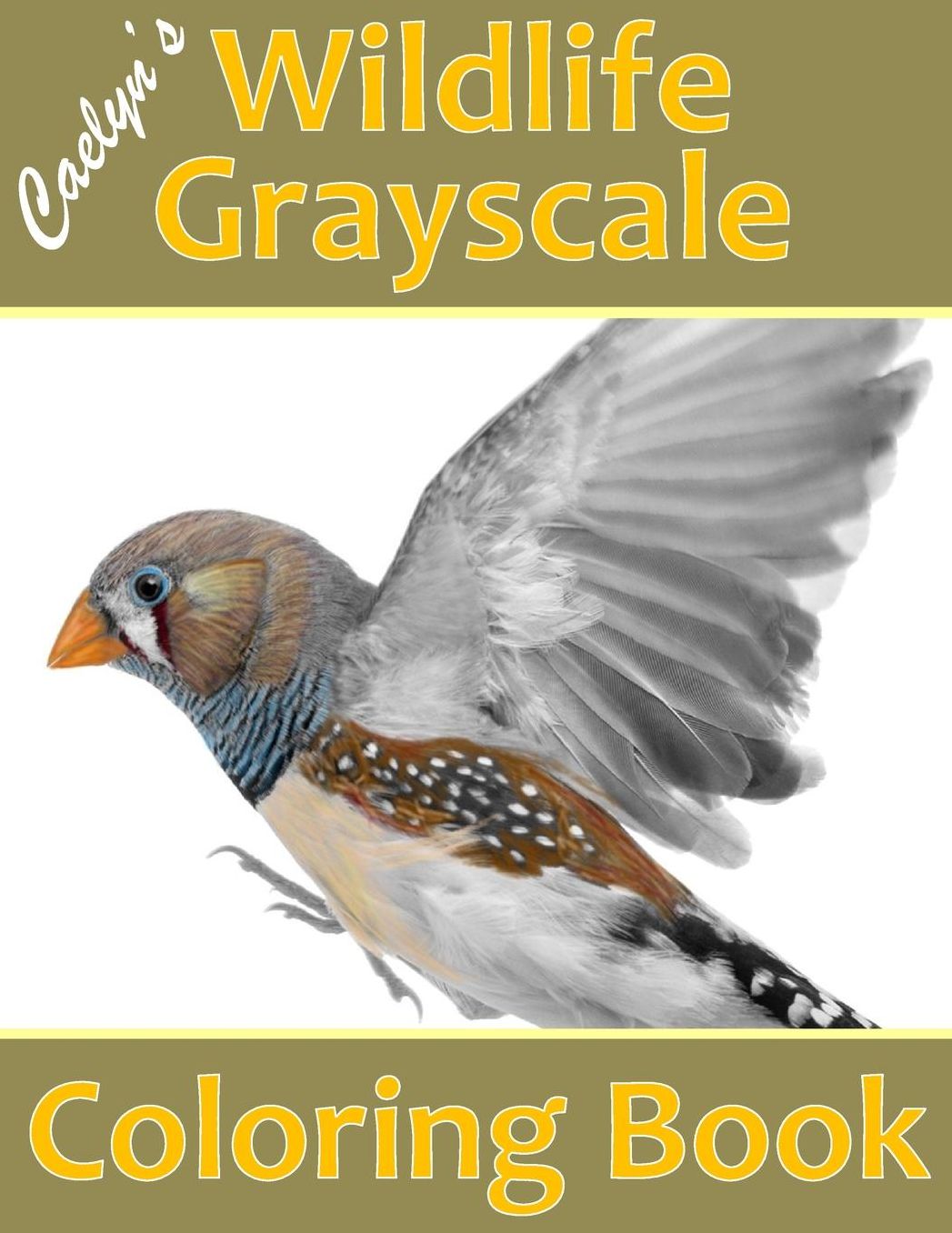 Wildlife Grayscale Coloring Book