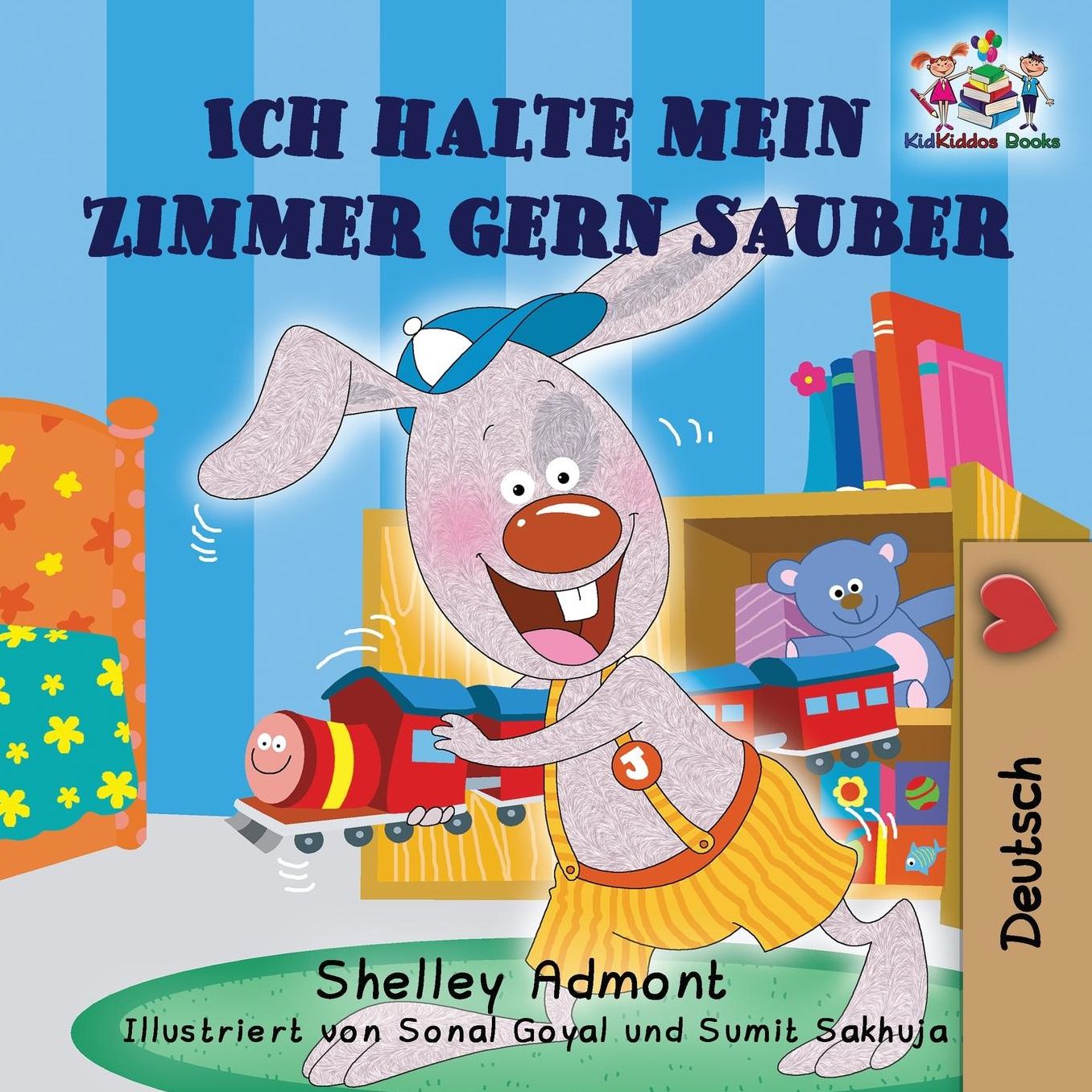 Ich räume mein Zimmer gerne auf: I Love to Keep My Room Clean (German Edition)