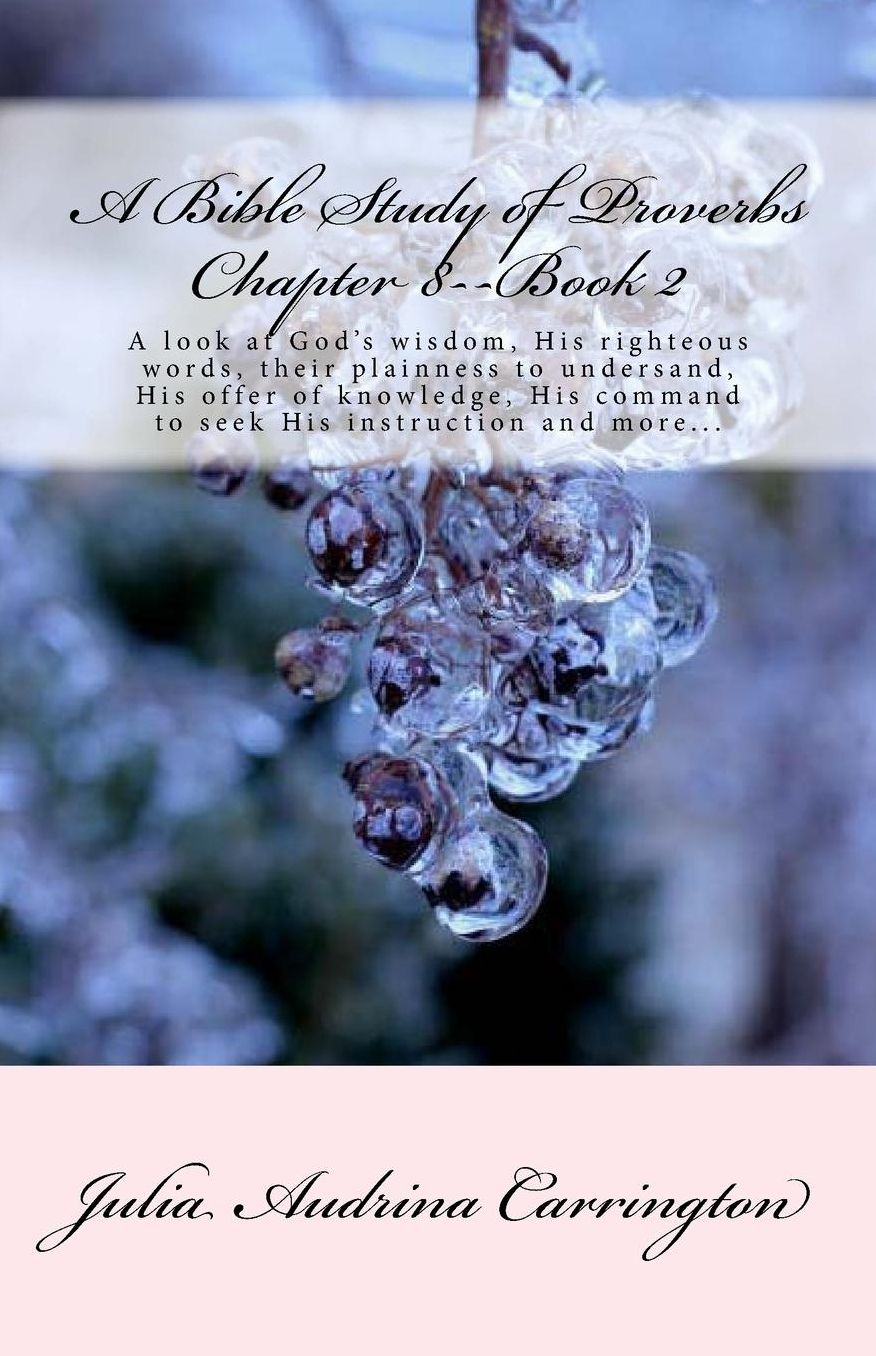 A Bible Study of Proverbs Chapter 8--Book 2