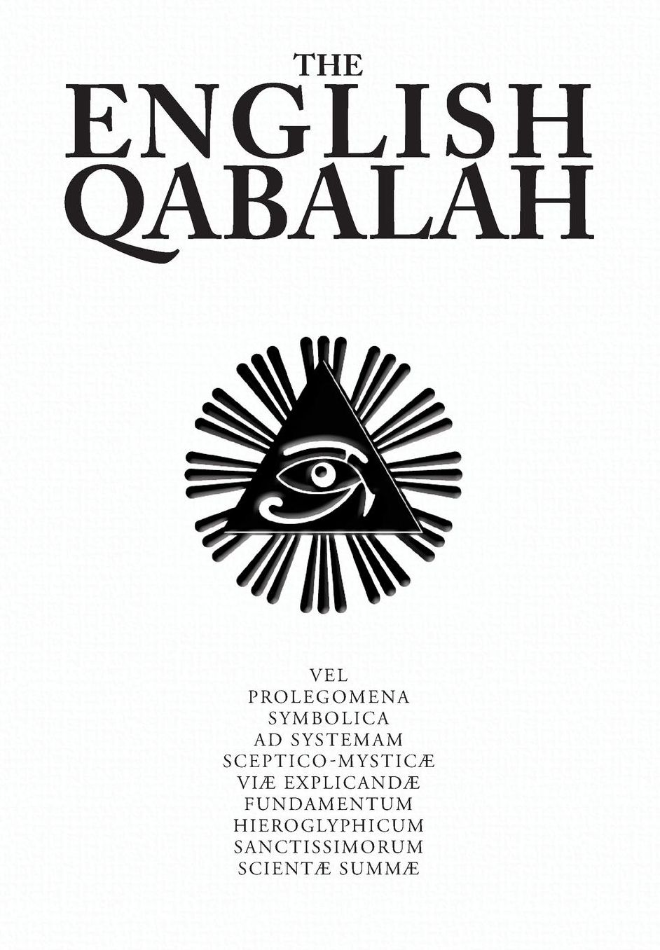 The English Qabalah
