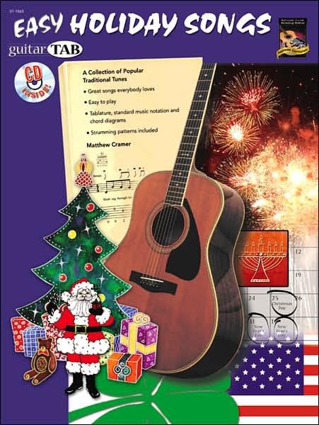 Guitar TAB: Easy Holiday Songs, Book & CD