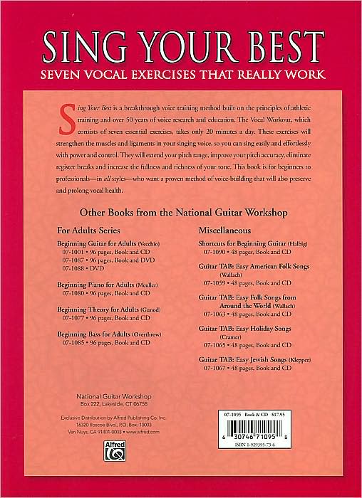 Sing Your Best: Seven Vocal Exercises That Really Work, Book & CD