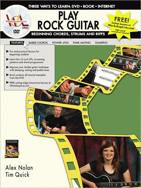 Play Rock Guitar: Beginning Chords, Book & DVD