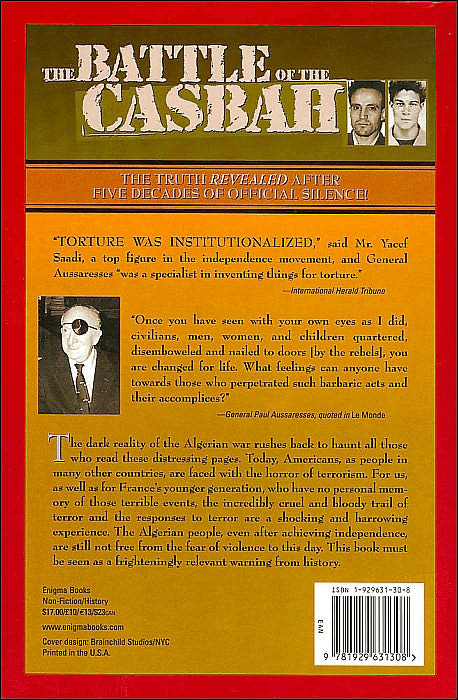 The Battle of the Casbah: Terrorism and Counterterrorism in Algeria 1955-1957