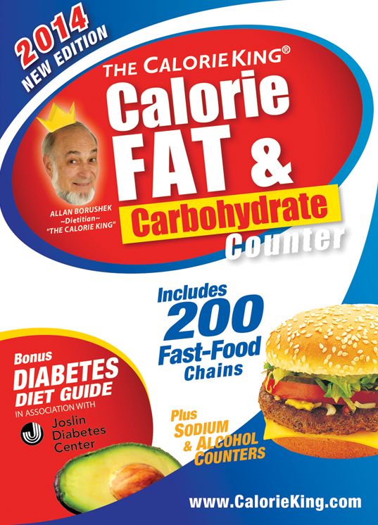 The CalorieKing Calorie, Fat & Carbohydrate Counter 2014: Pocket-Size Edition