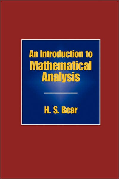 An Introduction To Mathematical Analysis