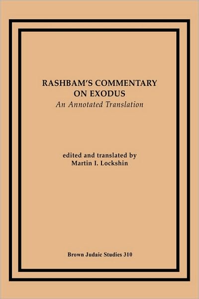 Rashbam's Commentary On Exodus