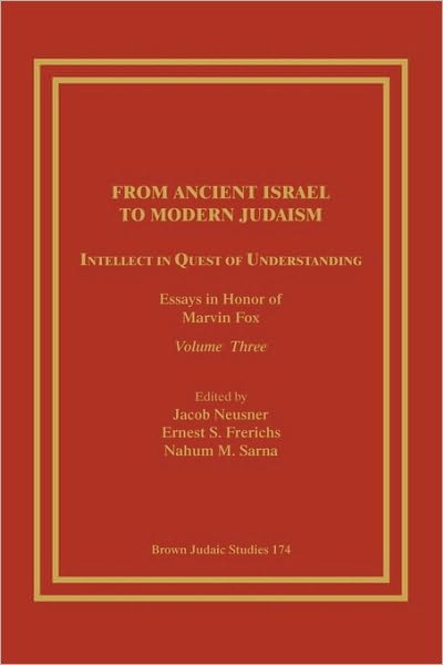 From Ancient Israel To Modern Judaism