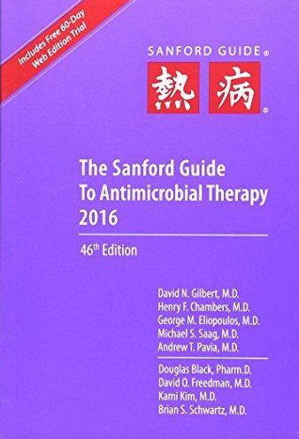Sanford Guide to Antimicrobial Therapy 2016 (Pocket Edition)