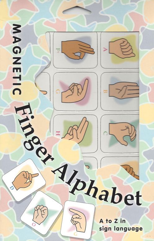 Magnetic Finger Alphabet: A to Z in Sign Language