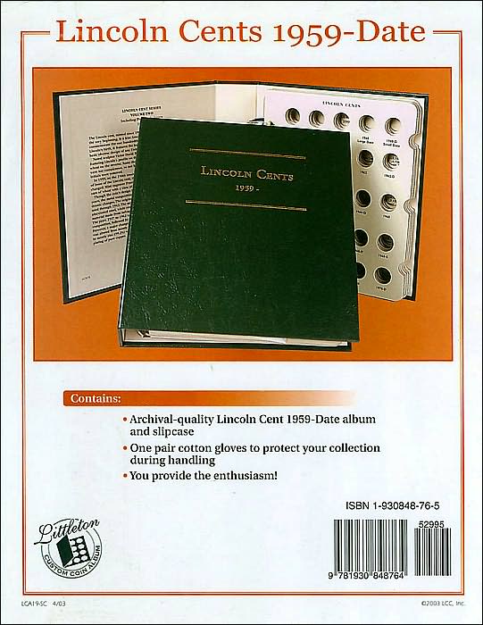 Lincoln Cents 1959-Date Coin Album