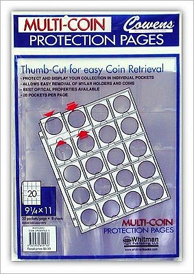 Multi-Coin Protection Pages : 20 Pockets / Page - 8 Sheets