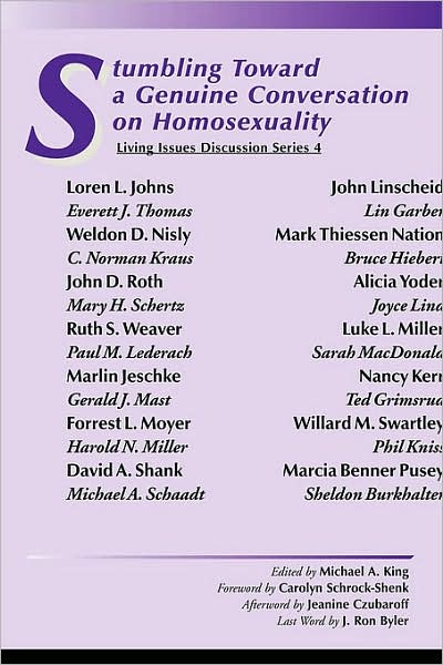 Stumbling Toward A Genuine Conversation On Homosexuality