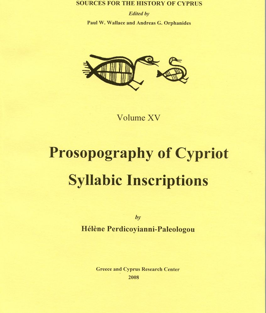 Prosopography of Cypriot: Syllabic Inscriptions
