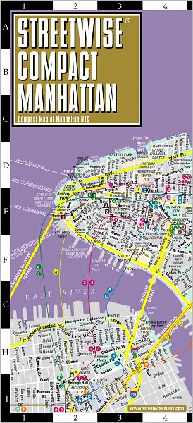 Streetwise Compact Manhattan Map - 20% smaller than our regular Manhattan map / Edition 2011