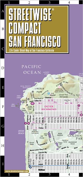 Streetwise Compact San Francisco Map - 20% smaller than our regular San Francisco map / Edition 2010