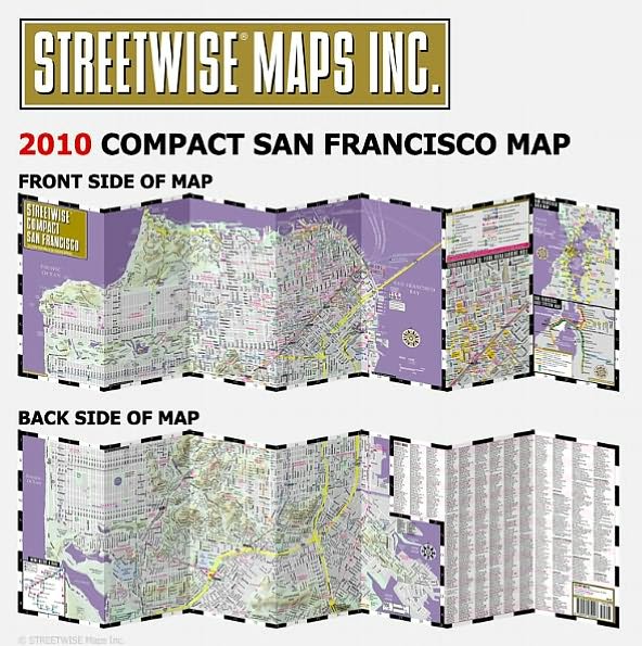 Streetwise Compact San Francisco Map - 20% smaller than our regular San Francisco map / Edition 2010