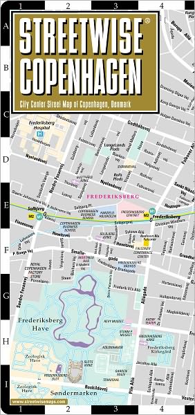 Streetwise Copenhagen Map - Laminated City Center Street Map of Copenhagen, Denmark - Folding Pocket Size Travel Map (2015)