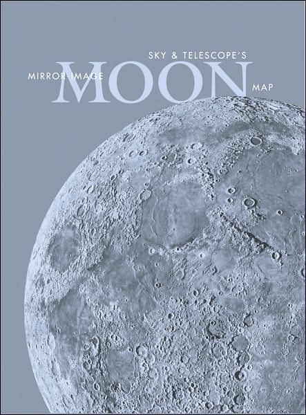 Sky & Telescope's Mirror-Image Moon Map Laminated