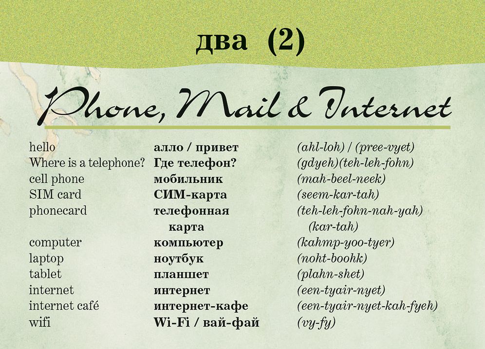 RUSSIAN a language map