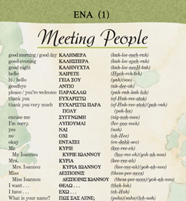 Greek : A Language Map