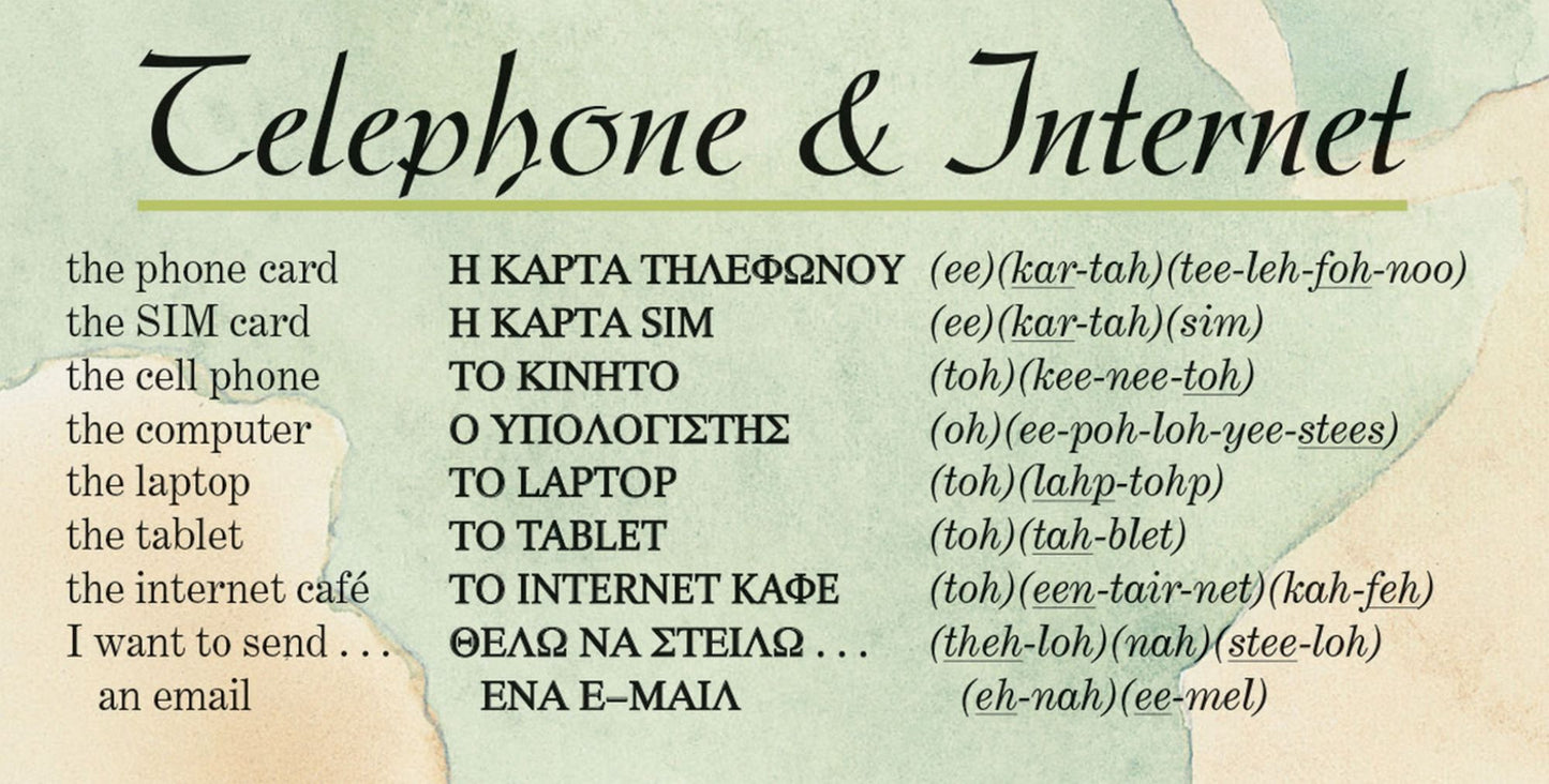 Greek : A Language Map