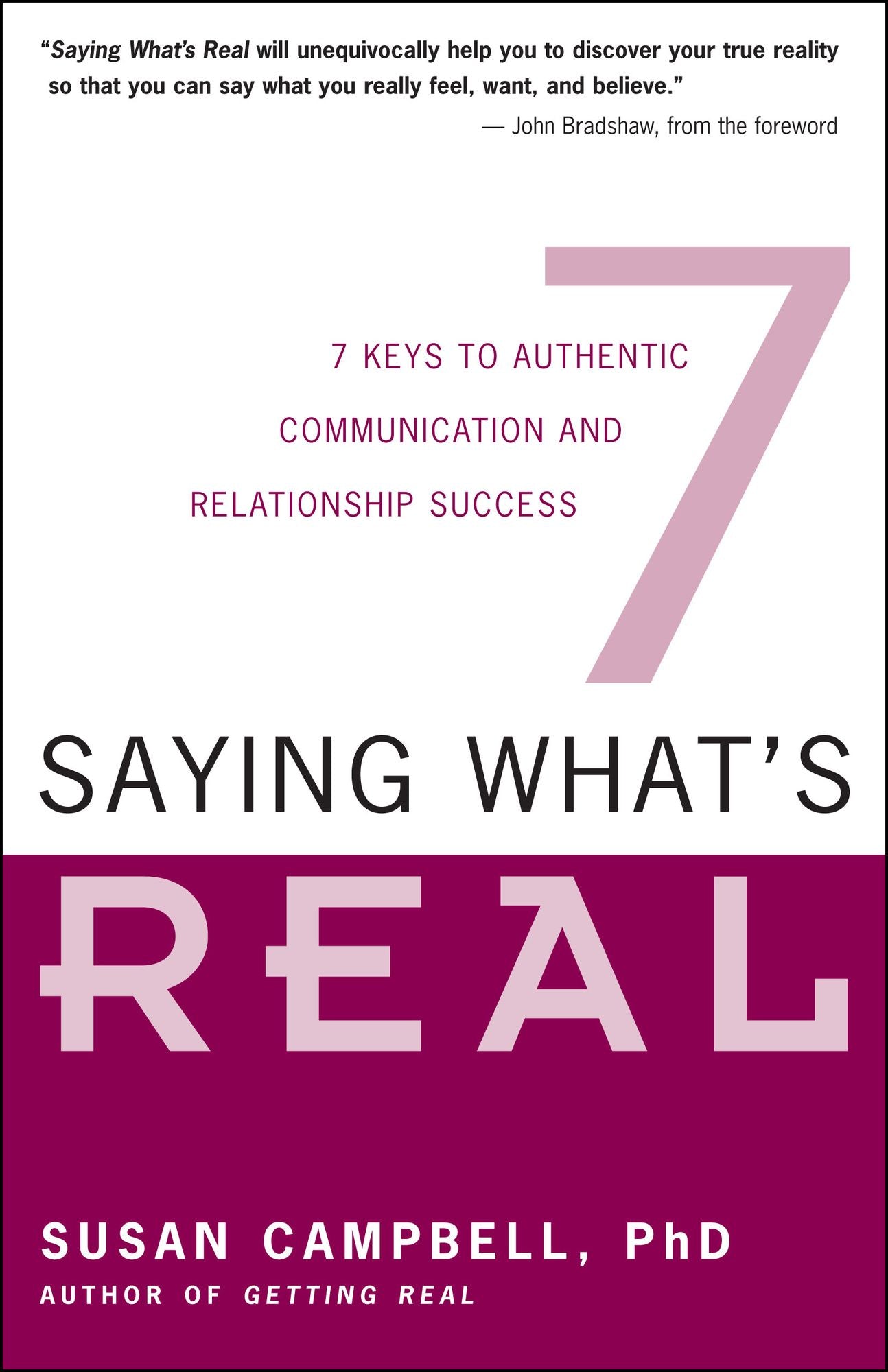 Saying What's Real: Seven Keys to Better Communication and Relationship Success