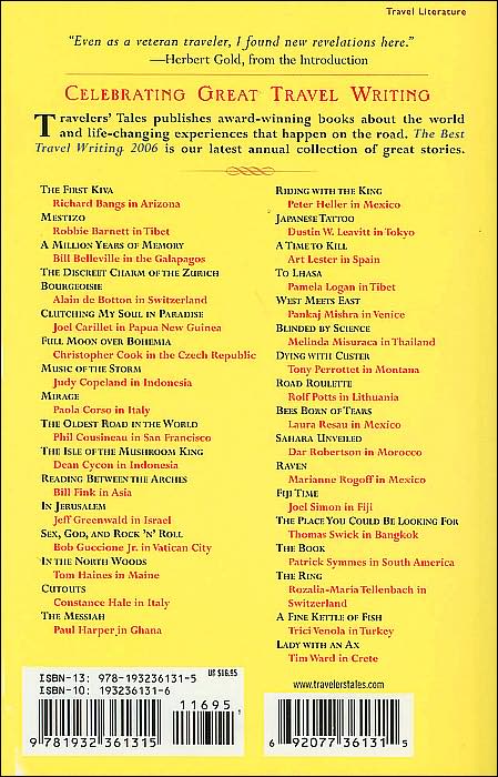 Best Travel Writing 2006: True Stories from around the World