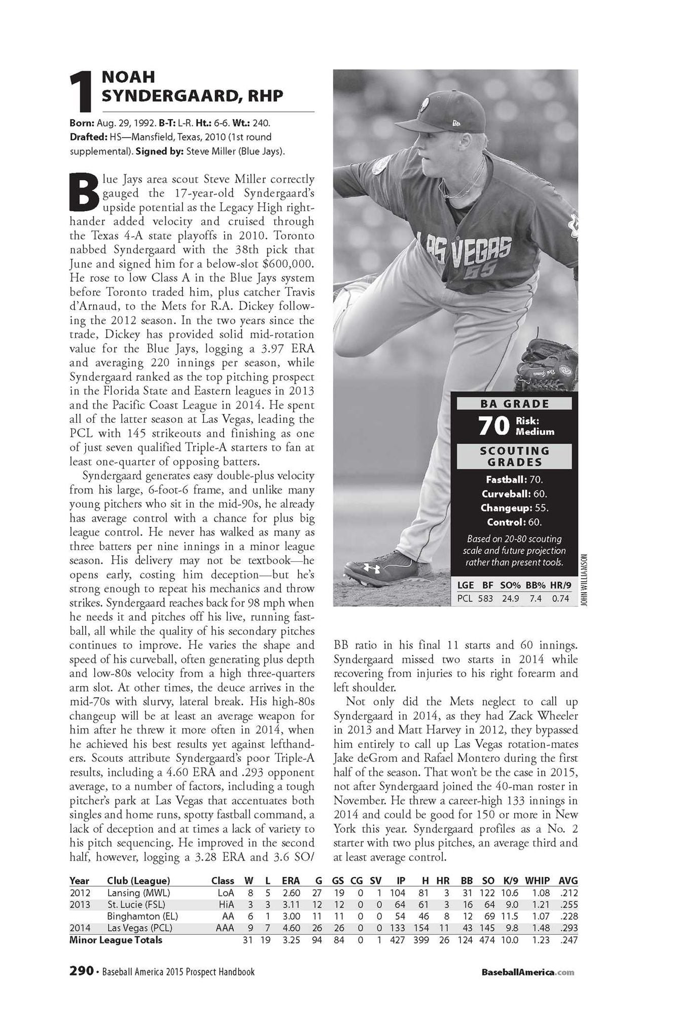 Baseball America 2016 Prospect Handbook: Scouting Reports and Rankings of the Best Young Talent in Baseball