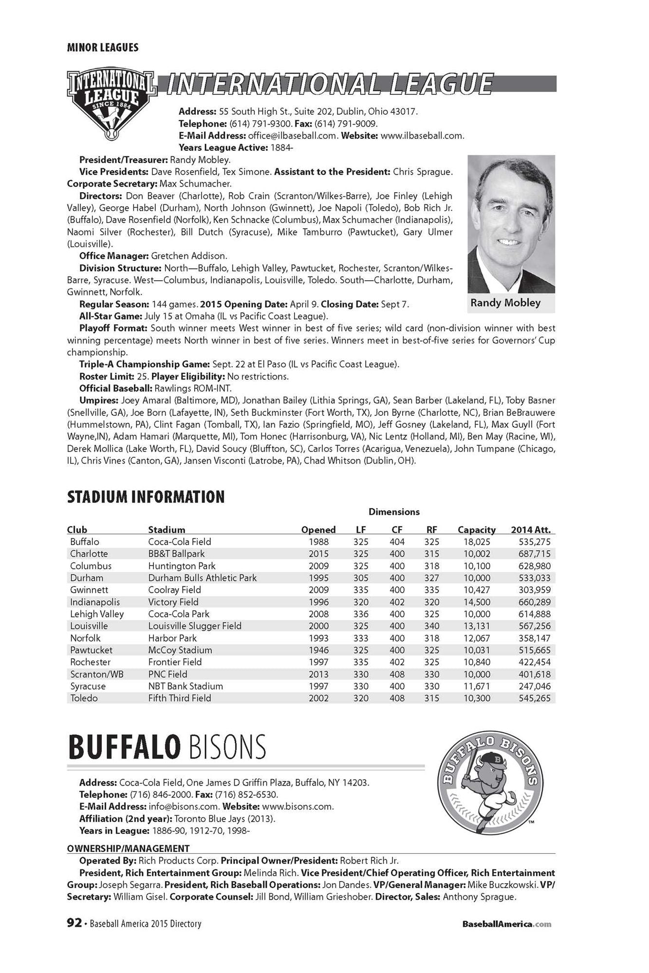 Baseball America 2016 Directory: Who's Who In Baseball, And Where To Find Them