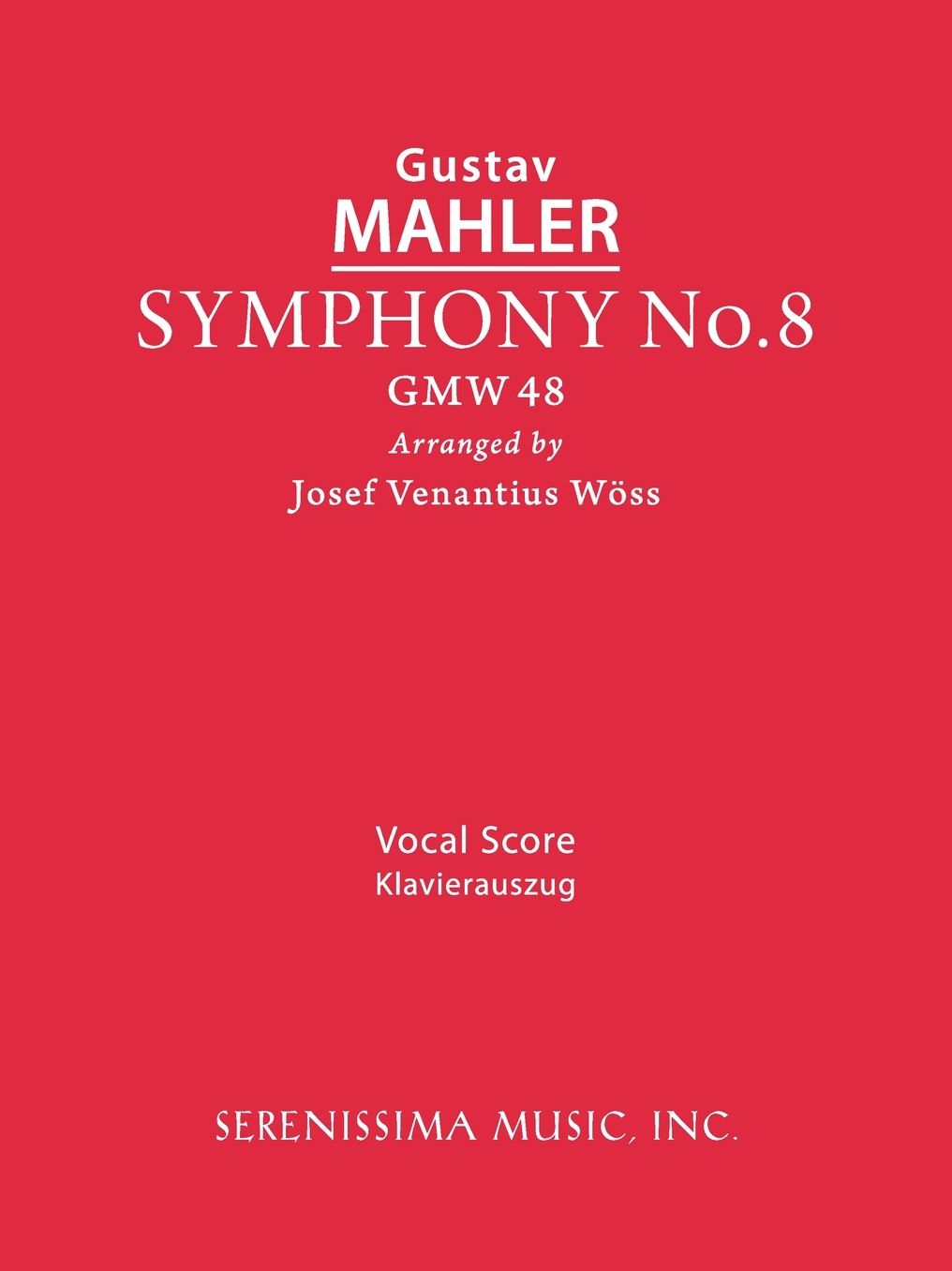 Symphony No. 8 - Vocal Score