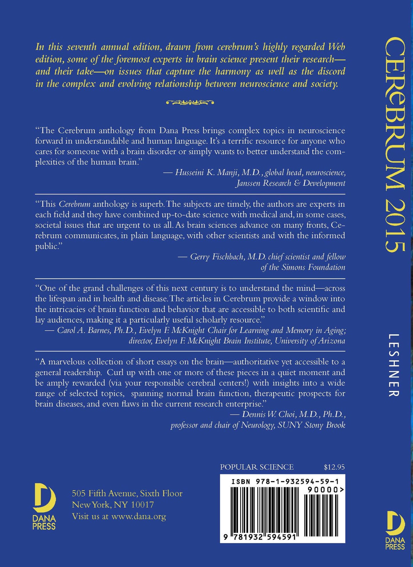 Cerebrum 2015 Emerging Ideas in Brain Science
