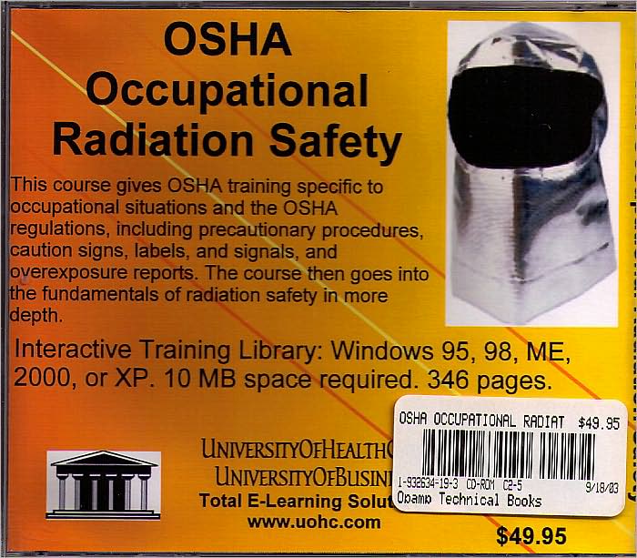 OSHA Occupational Radiation Safety